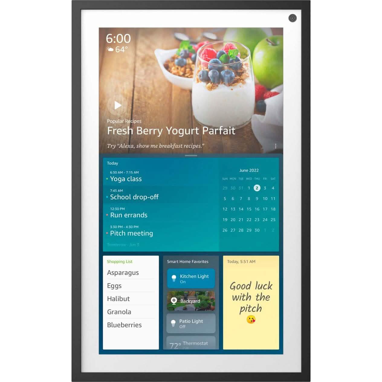Amazon Echo Show 15 15.6 inch Smart Display with Alexa and Fire TV (Refurbished)