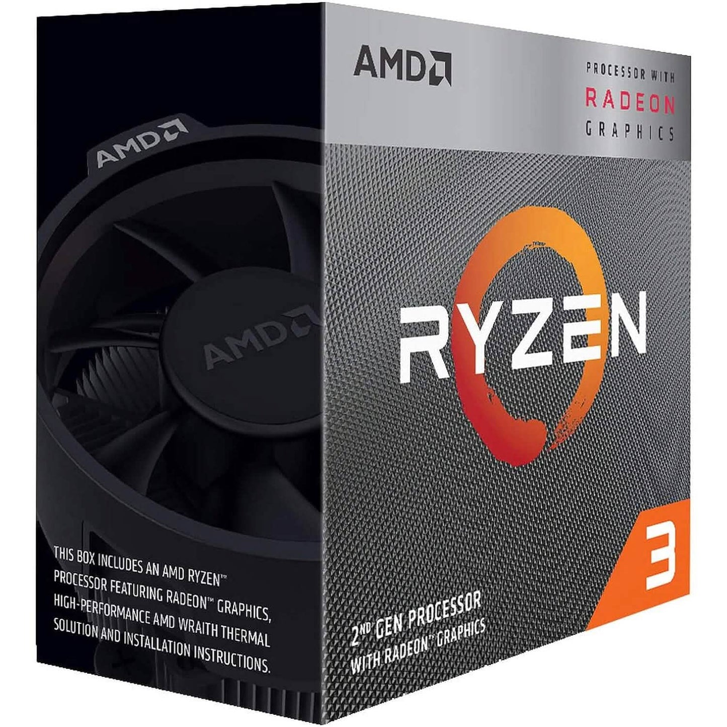 AMD Ryzen 3 3200G 4-Core Unlocked Desktop Processor with Radeon Graphics  (Refurbished)