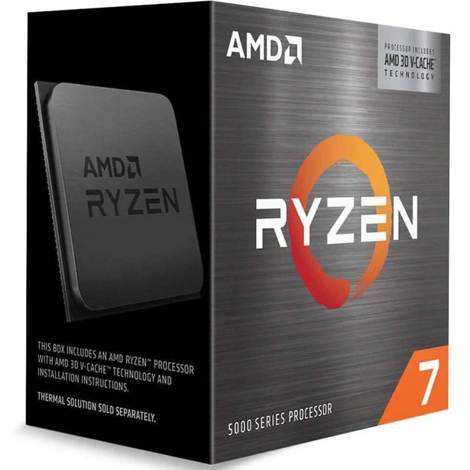 AMD Ryzen™ 7 5800X 8-core, 16-Thread Desktop Processor with AMD 3D V-Cache™ Technology (Refurbished)