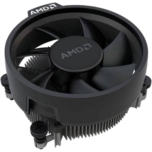 AMD Wraith Stealth Socket AM4 4-Pin Connector CPU Cooler with Aluminum Heatsink & 3.93-Inch Fan (Slim)  (Refurbished)