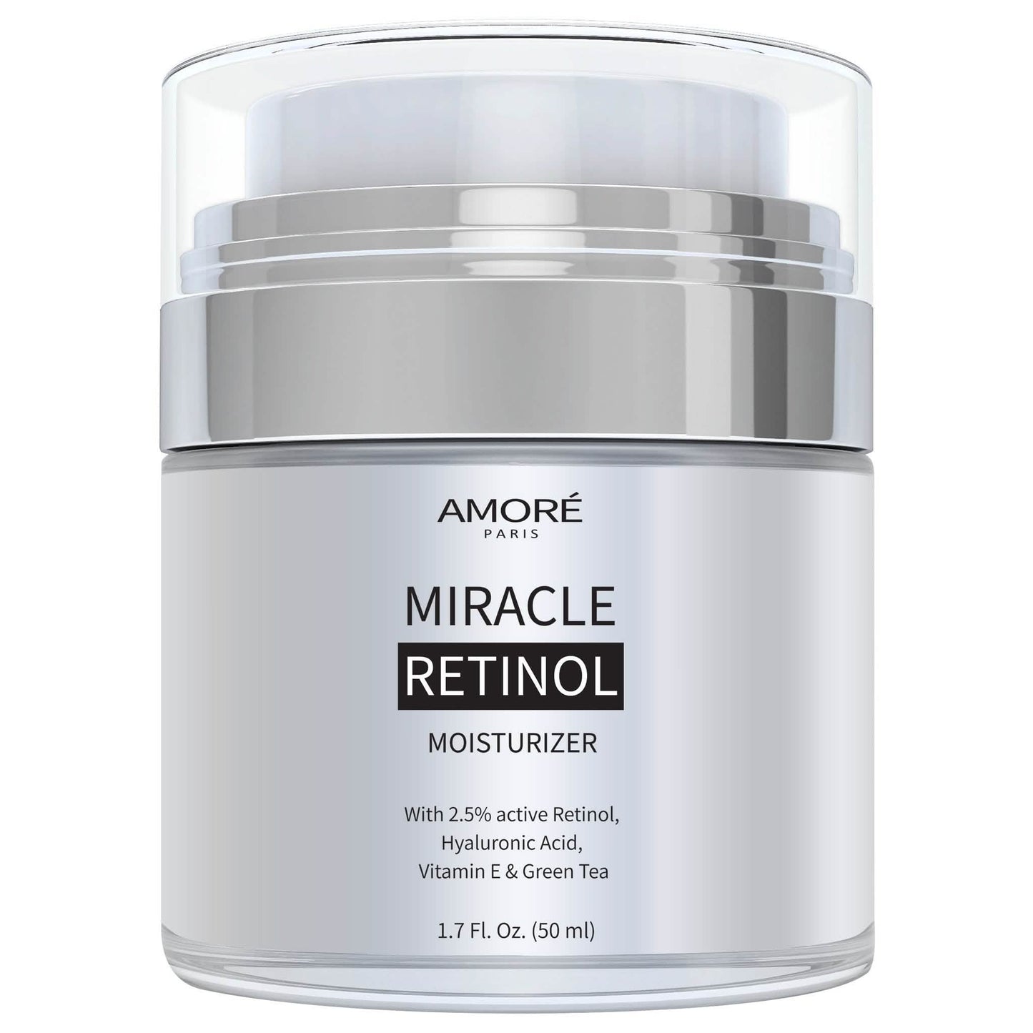 AMORÉ PARIS Retinol 2.5% High Potency Anti-Aging Moisturizer - 1.7 Fl. Oz.