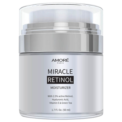 AMORÉ PARIS Retinol 2.5% High Potency Anti-Aging Moisturizer - 1.7 Fl. Oz.