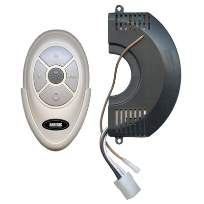 Anderic FAN35T-FAN30R-KIT Replacement Ceiling Fan Remote Control Kit for Harbor Breeze