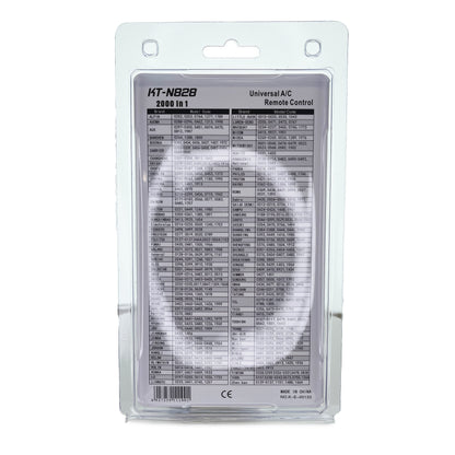 Anderic KTN828 (Gold) Universal Air Conditioner Remote Control for Mini Split, HVAC, Window, and Portable AC