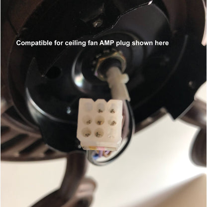Anderic MOLEX-AMP-ADAPTER Molex to Amp 9-Pin Harness Adapter Cable for Ceiling Fan Receivers