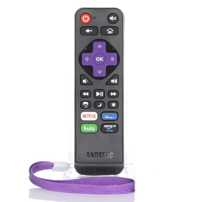 Anderic RRST01.3 Universal Remote Control for Roku Streaming Player and TV with Learning