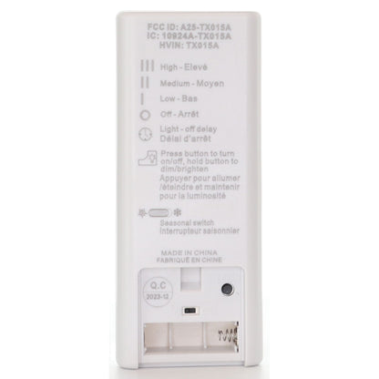 Anderic RRTX015 Replacement Ceiling Fan Remote Control for Harbor Breeze A25-TX015A