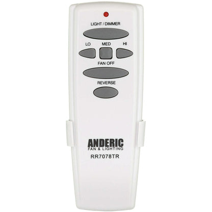 Anderic UC7058RKIT Replacement Ceiling Fan Remote Control Kit for Windward II 54-inch Ceiling Fans UC7058RY, RR7078TR