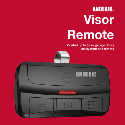 Anderic 375UT-3Button Universal 3-Button Garage Door Opener Remote Control for LiftMaster, Chamberlain, Genie, Craftsman, Linear, and Wayne Dalton