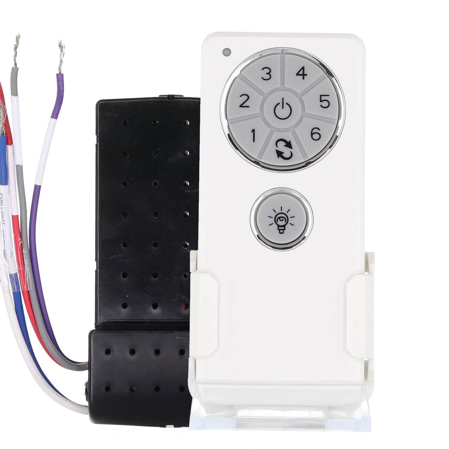 Substitute for Monte Carlo R8Y7RC04-CF Visual Comfort Ceiling Fan Remote Control | 2.4 GHz - 7rc04-cf100001 [DC1-DC8-KIT]