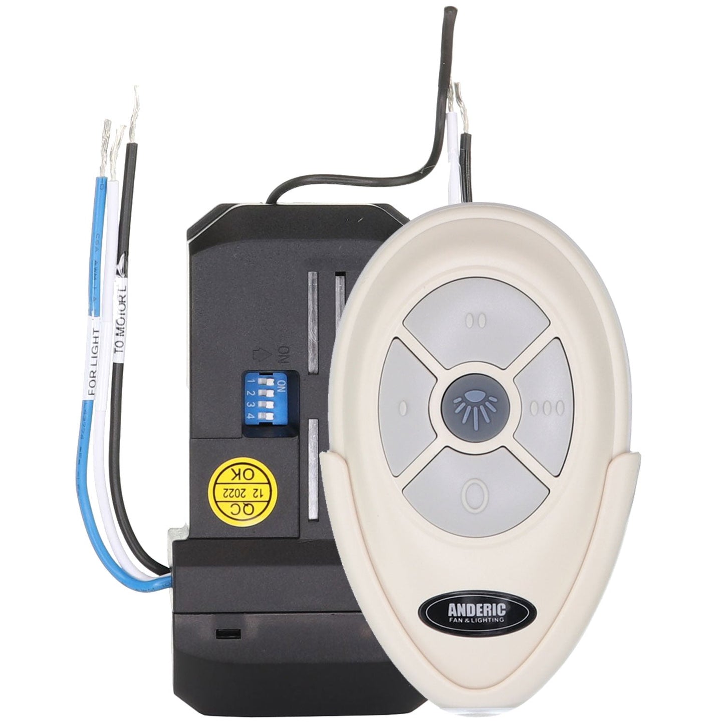 Substitute for Harbor Breeze UC7202T Ceiling Fan Remote Control [FAN35T-UC7067FMRX-KIT]