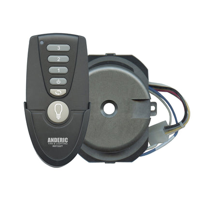 Anderic MR77A.2-RR7222T434-KIT Replacement Altura Ceiling Fan Remote Control Kit for Home Decorators Collection