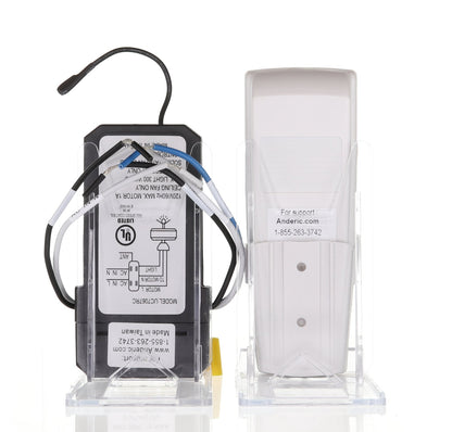 Anderic RR7079TKIT Universal 3 Speed Add-on Ceiling Fan Remote Control Kit for 3-Speed Fans