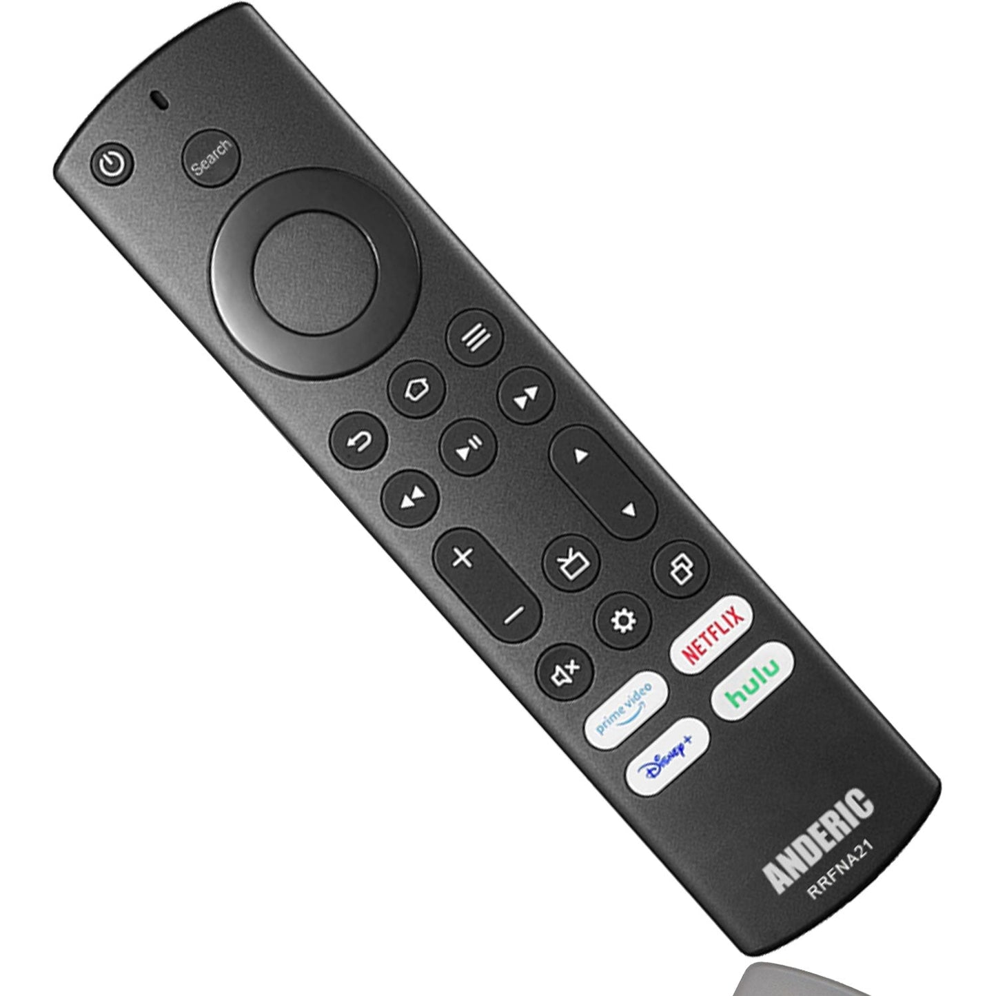 Anderic RRFNA21 for Insignia and Toshiba Fire IR TV Remote Control | Prime Video | Netflix | Disney + | Hulu - RRFNA21