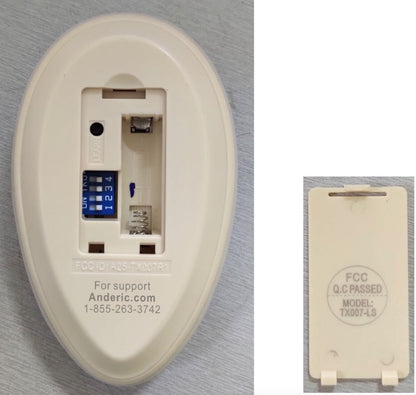 Anderic RRTX007 Replacement Ceiling Fan Remote Control for Harbor Breeze A25-TX007