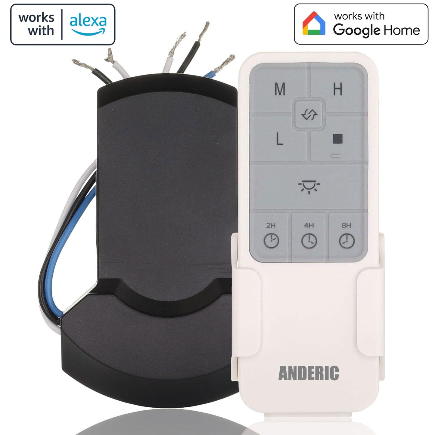 Substitute for Hampton Bay Universal Smart Wi-Fi 76278 4-Speed Ceiling Fan Remote Control Kit [UC7235T4]