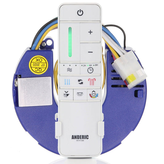 Anderic UC786N37-TR198B Remote Control Ceiling Fan Kit for FANIMATION SLINGER v2