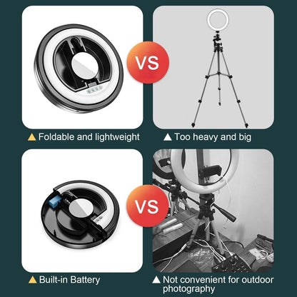 Andoer JMT2 PRO 360¬∞ Rotatable Mini Ring Light