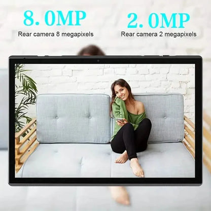 Android 14 10-Inch Tablet 2GB+4GB RAM + 32GB ROM + 1TB Expanded