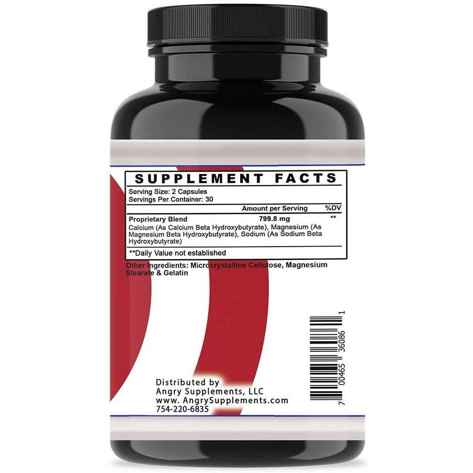 Angry Supplements Super Keto BHB Burn Fat, Increase Energy and Focus
