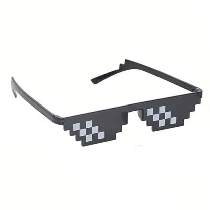 Anime Pixel Mosaic Funny Party Glasses