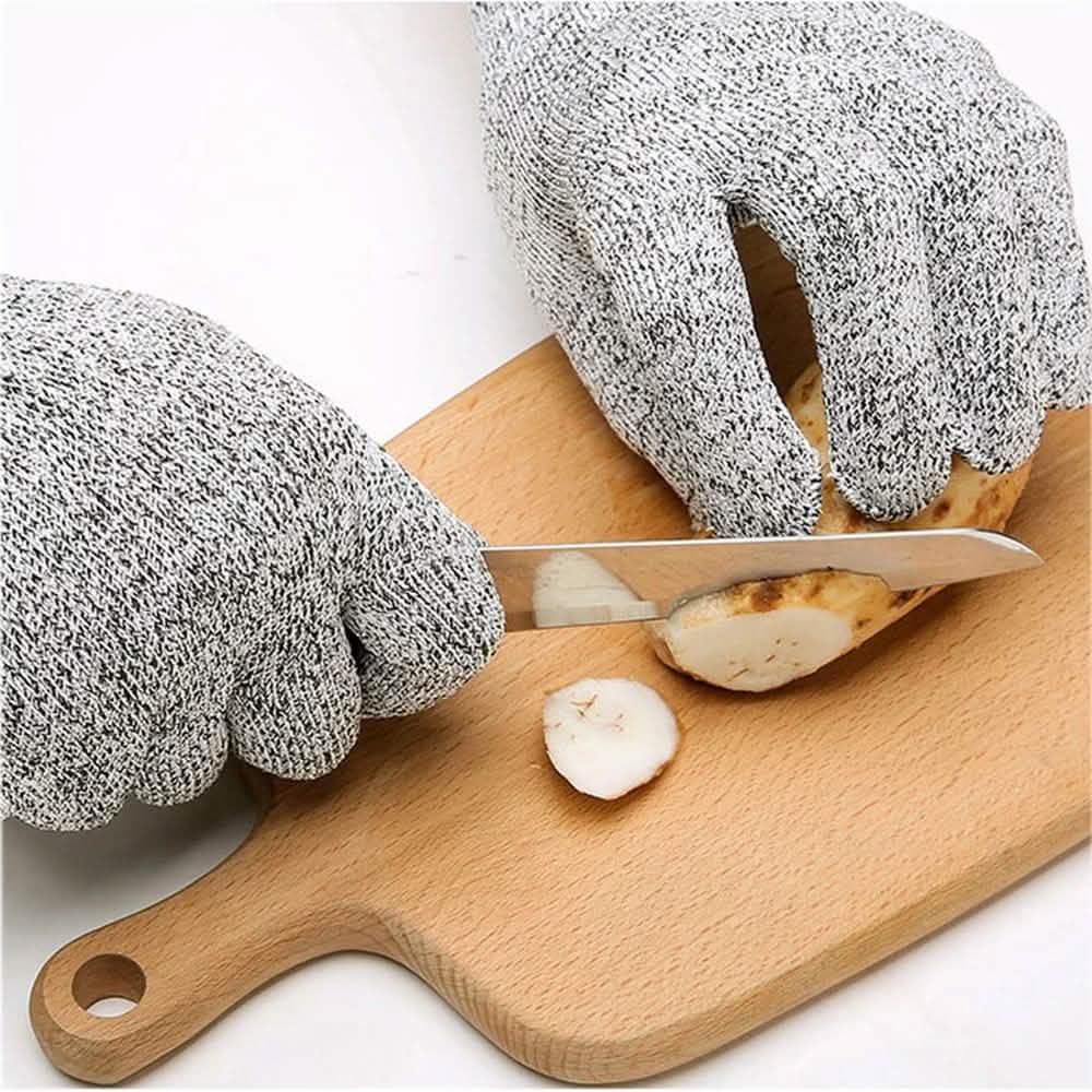 Anti-Cut Gloves 5 Grade Safety Cut Proof Stab Resistant Stainless Steel