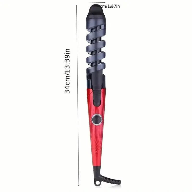 Anti Scald Spiral Curlers, Inner Button Wavy Curlers, Large Curls and Perm
