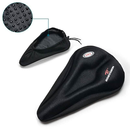 Anti-Slip Silicone Gel Pad Cushion Seat - Saddle Cover for Bike Bicycle Cycling