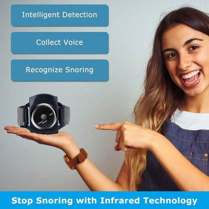 Anti-Snore Infrared Wristband with Conductive Film