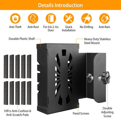Anti Theft Video Doorbell Door Mount Fit for Most Doorbell Camera Accessories