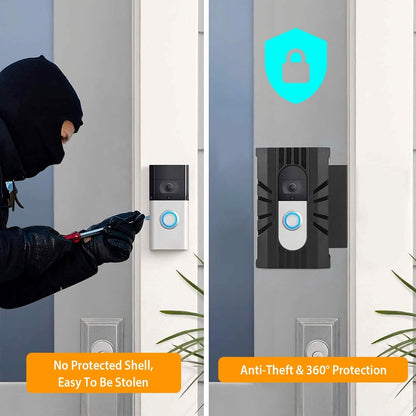 Anti Theft Video Doorbell Door Mount Fit for Most Doorbell Camera Accessories