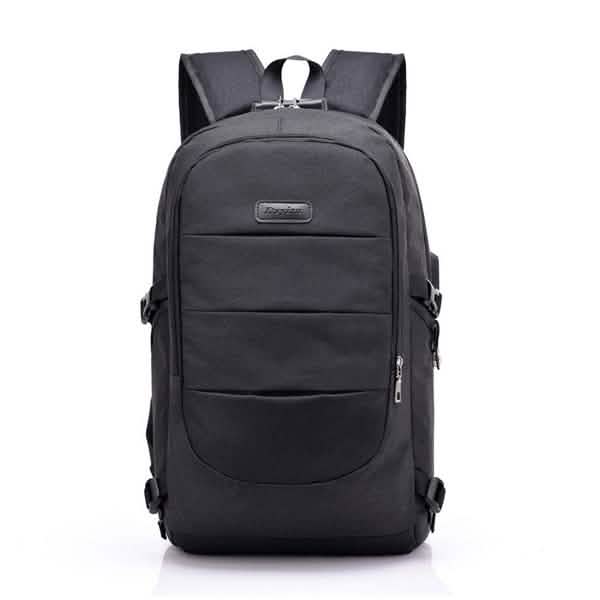 Anti Theft Waterproof Classic Backpack with USB Charging Port and Headphone Interface