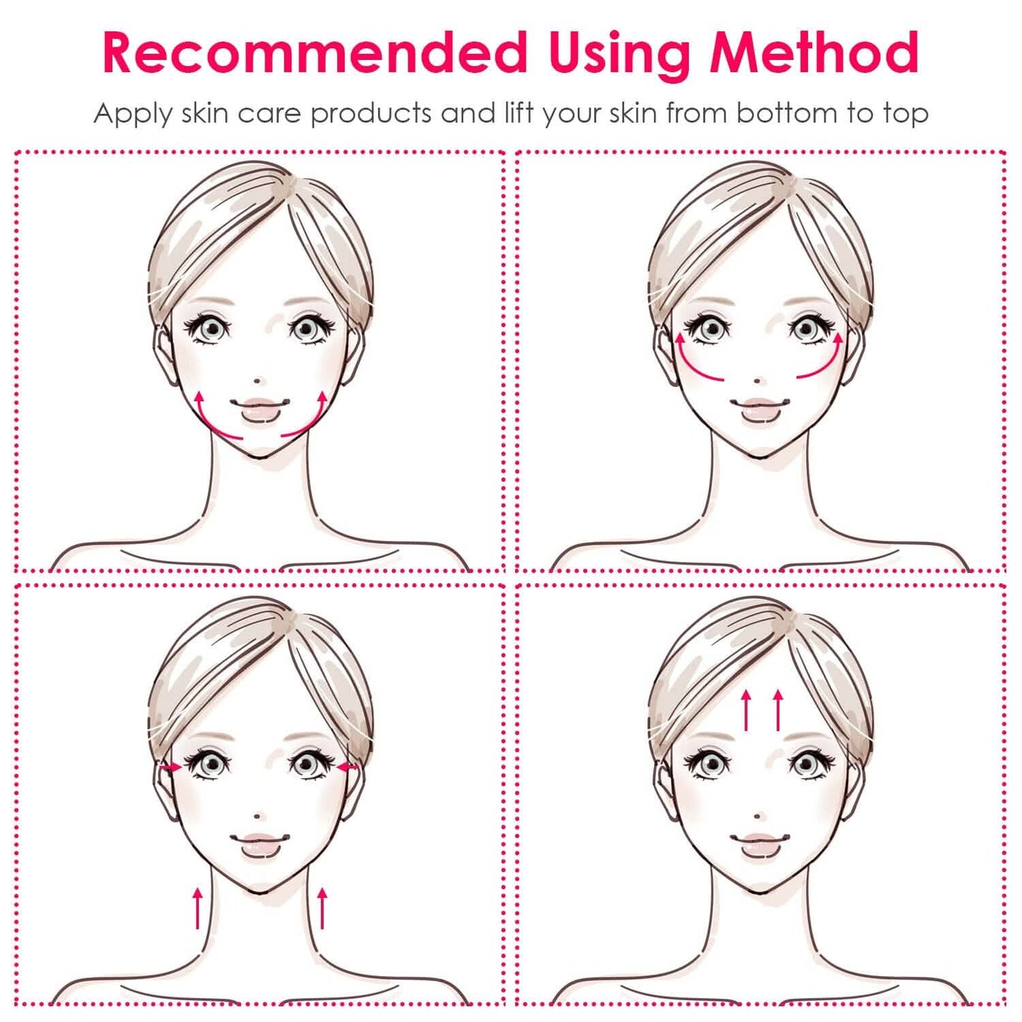 Anti Wrinkles Face Neck Massager Double Chin Reducer