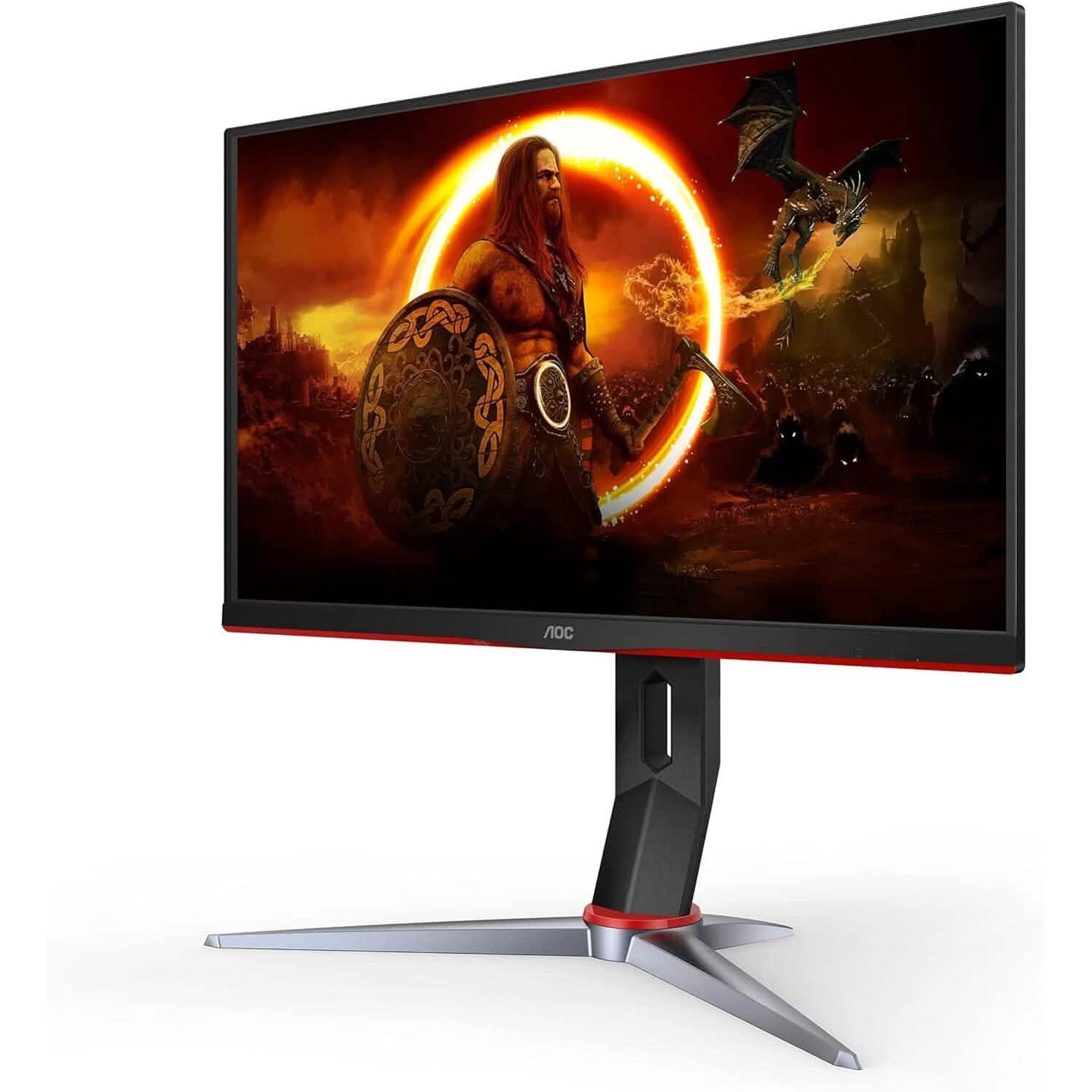 AOC 27G2 27" Frameless Gaming IPS Monitor, FHD 1080P, 1ms 144Hz, NVIDIA G-SYNC Compatible + Adaptive-Sync, Height Adjustable  (Refurbished)