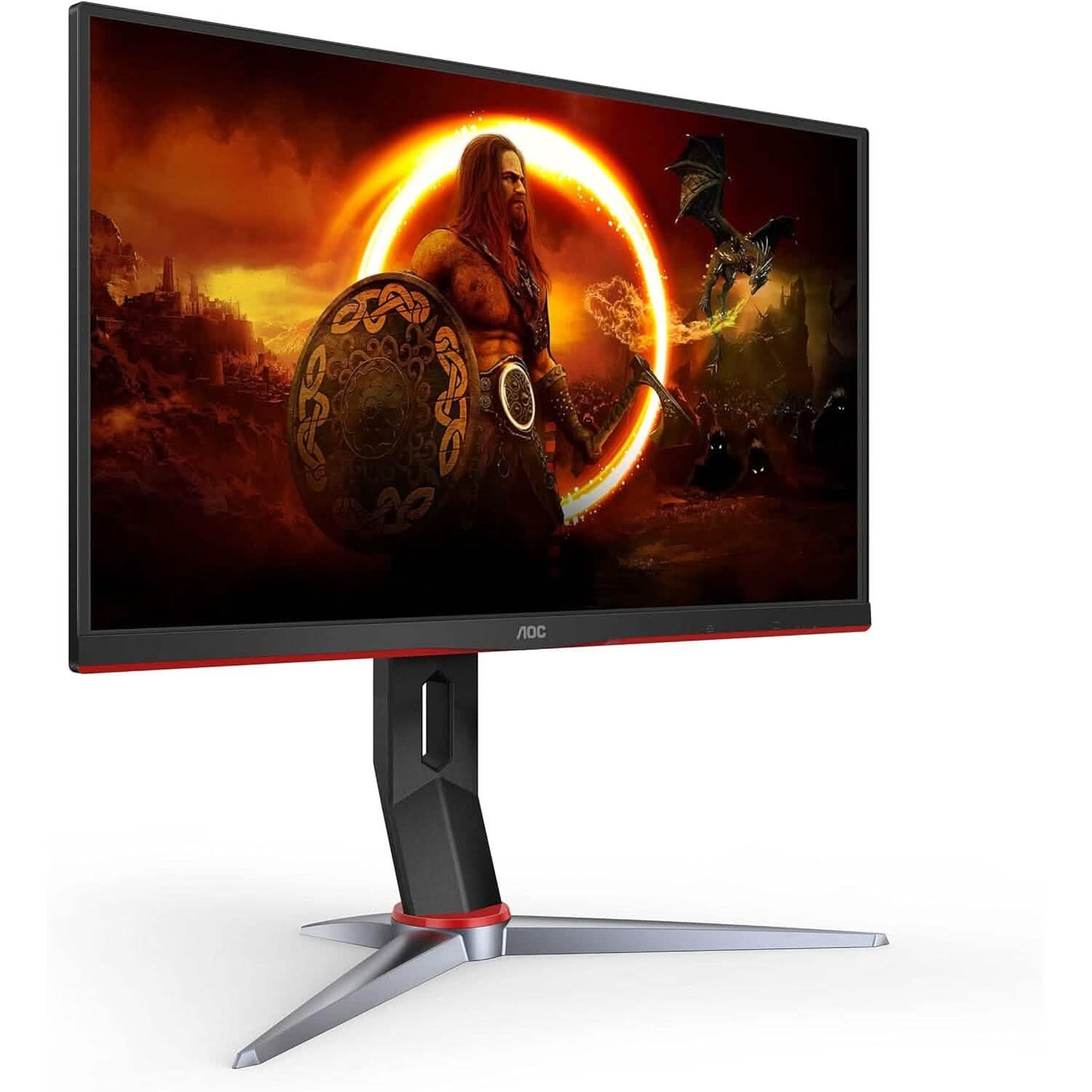 AOC 27G2 27" Frameless Gaming IPS Monitor, FHD 1080P, 1ms 144Hz, NVIDIA G-SYNC Compatible + Adaptive-Sync, Height Adjustable  (Refurbished)