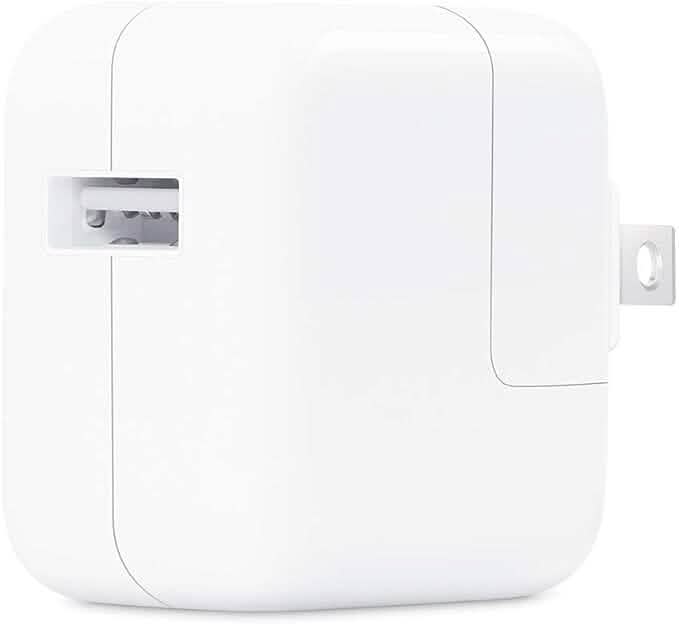 Apple 12W USB Power Adapter - iPad and iPhone Charger, Type A Wall Charger OEM (Refurbished)