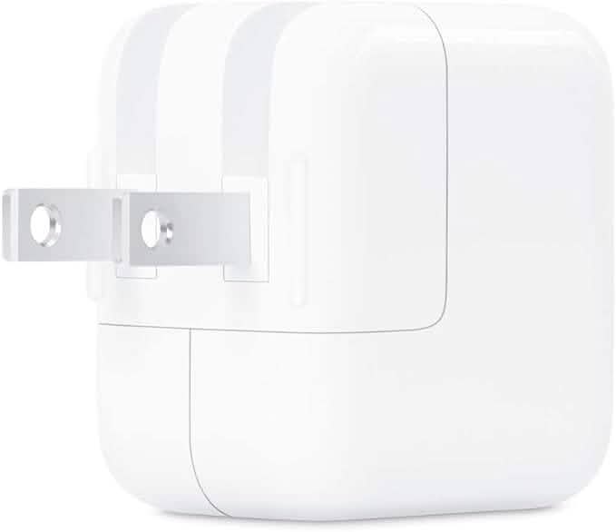 Apple 12W USB Power Adapter - iPad and iPhone Charger, Type A Wall Charger OEM (Refurbished)