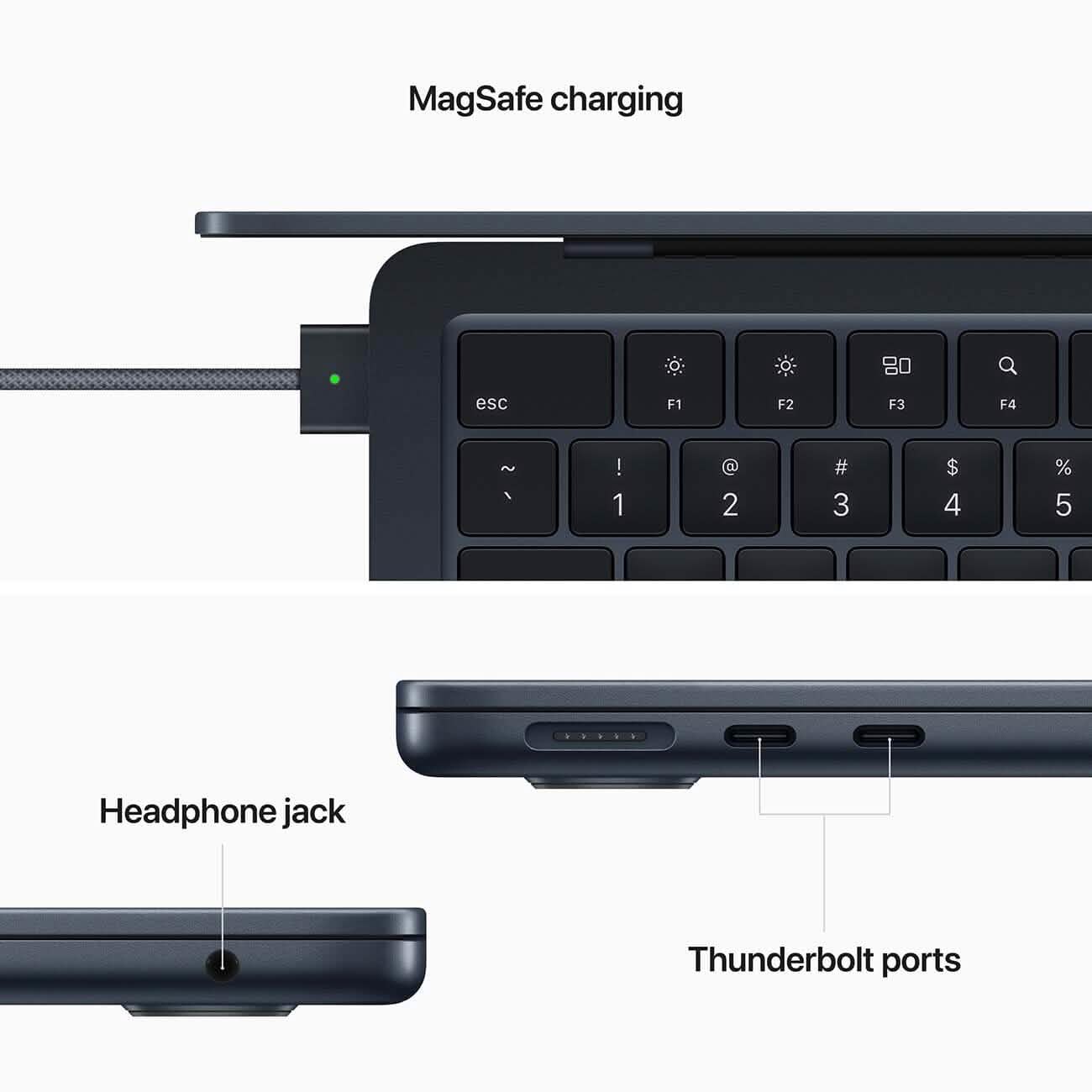 Apple 2022 MacBook Air Laptop with M2 chip 13.6" 8GB 256GB MLY33LL/A (Refurbished)