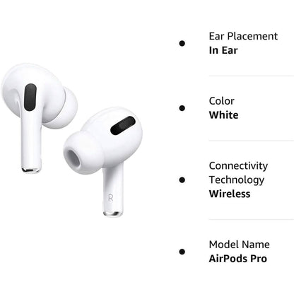 Apple AirPods Pro Wireless Earbuds with MagSafe Charging Case  (Refurbished)