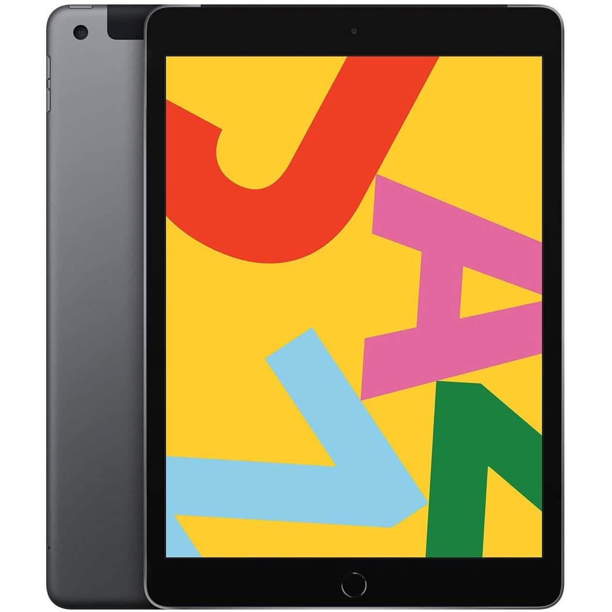 Apple iPad 7th Generation 10.2-Inch - WiFi + 4G LTE Cellular - Fully Unlocked (Refurbished)