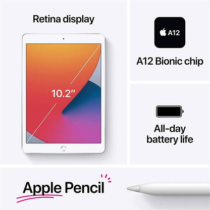 Apple iPad 8th Generation 10.2-Inch Wi-Fi + 4G Cellular (Refurbished)