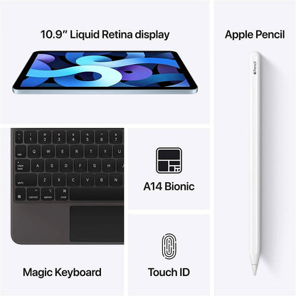 Apple iPad Air 4th Generation 10.9-Inch Wi-Fi + 4G Cellular - Fully Unlocked (Refurbished)