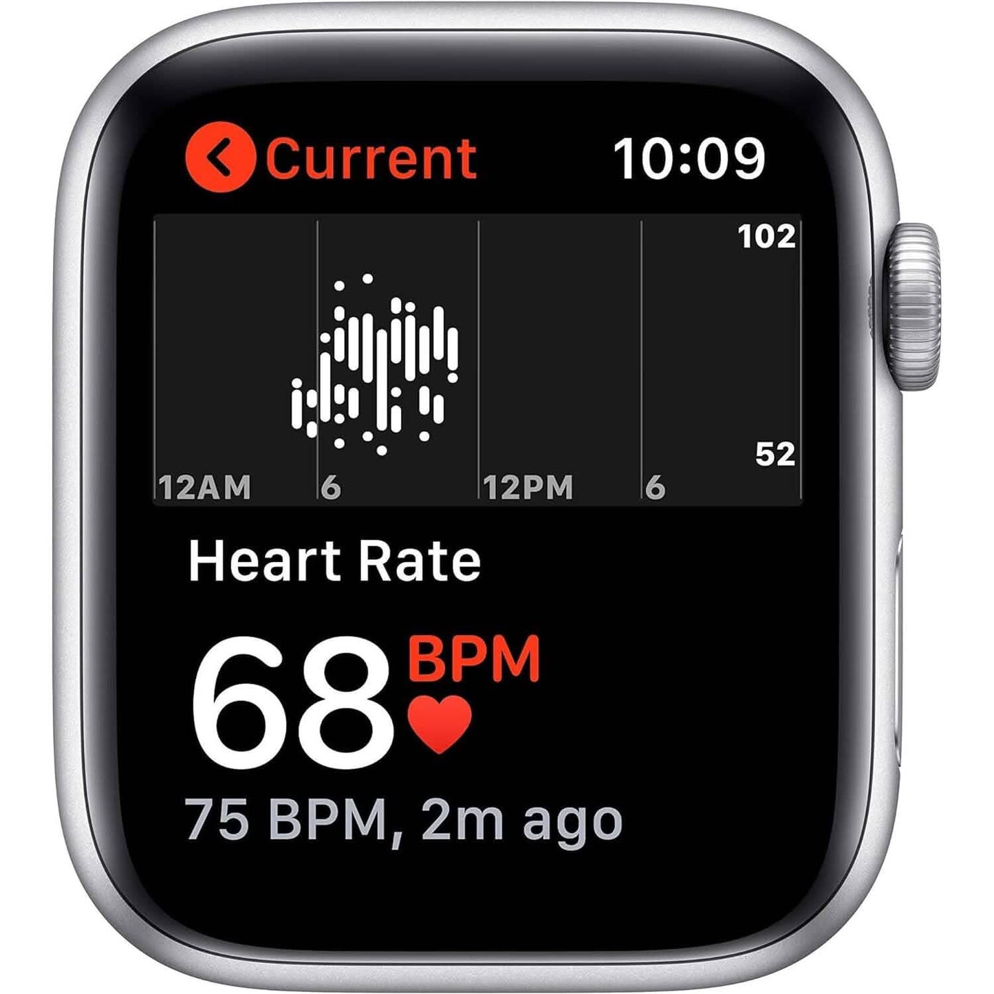 Apple Watch SE GPS Silver Aluminum Case with Sport Band  (Refurbished)