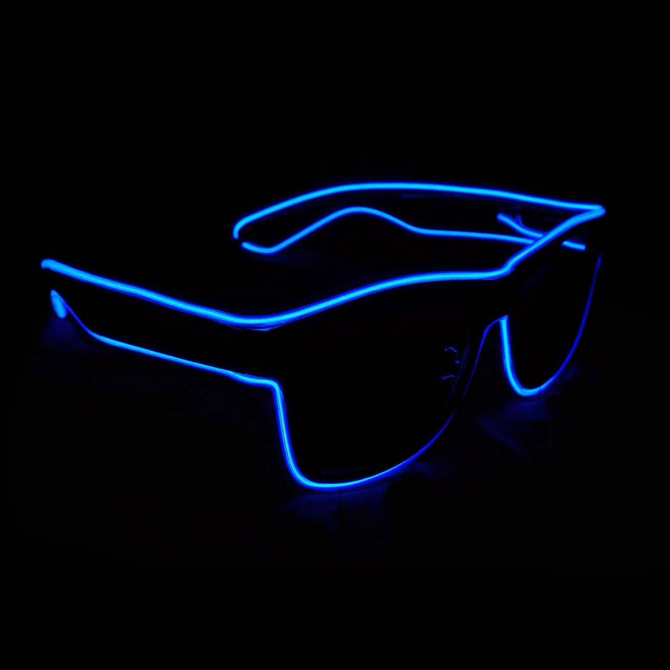 Aquat Light up EL Wire Neon Rave Glasses