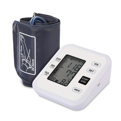 Arm Blood Pressure Monitor with Adjustable Cuff