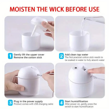 Aroma Diffuser & Humidifier Cold Mist & Night Light