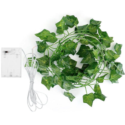 Artificial Ivy Leaves String Lights