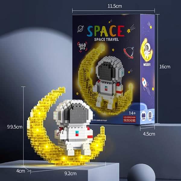 Astronaut Building Blocks LED Glowing Toys