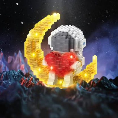 Astronaut Building Blocks LED Glowing Toys