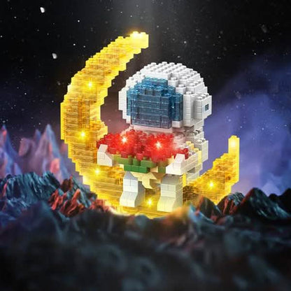 Astronaut Building Blocks LED Glowing Toys